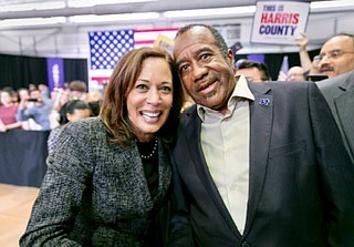 Rodney Griffin and Senator Kamala Harris