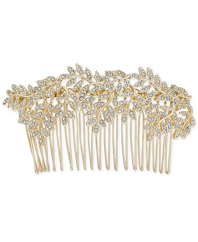 INC International Concepts, I.N.C. Gold-Tone Pave Vince Hair Comb, Created for Macy's