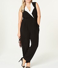 Love Squared Plus Size Tuxedo Jumpsuit, $59.00
