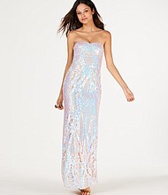 Say Yes to the Prom Iridescent Sequin Gown, Created for Macy’s, $189.00