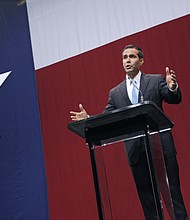 Motivated by his grandfather, George P. led the Pledge of Allegiance at the 1988 Republican National Convention.