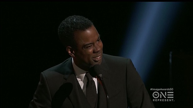 Comedian Chris Rock ripped into Jussie Smollett with a series of jokes Saturday at the NAACP Image Awards, where the actor was nominated for his role on the Fox series "Empire."