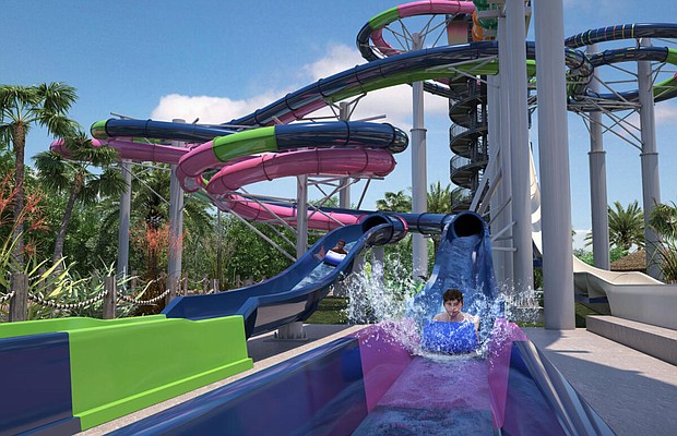 Infinity Racers at Schlitterbahn Galveston Island