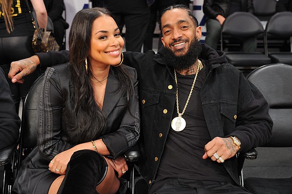 Lauren London broke her silence Tuesday and paid tribute to her longtime boyfriend Nipsey Hussle.