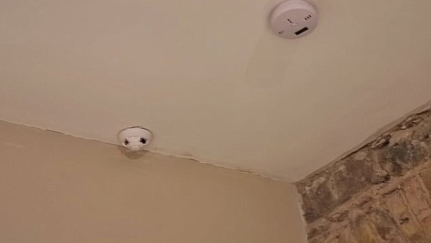 The camera the Barkers found was hidden in a smoke detector or carbon monoxide monitor.