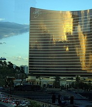 The Wynn hotel and casino in Las Vegas. Wynn Resorts is placing its bets on one of Australia's largest gaming and entertainment groups.

CREDIT: Lawrence K. Ho/LA Times via Getty Images