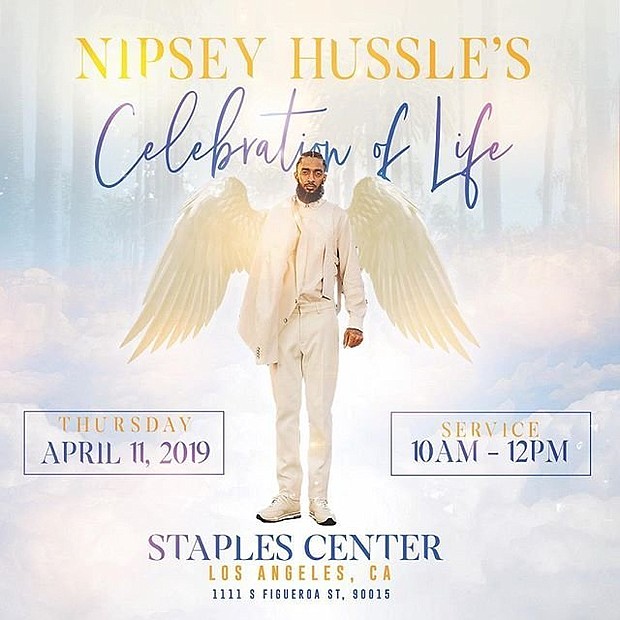 A "Celebration of Life" has been planned for Nipsey Hussle, and some of his fans will have the opportunity to attend.