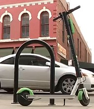 A blind Lakewood man is demanding changes to Denver's electric scooter program as he recovers from a broken hip following an incident on the 16th Street Mall Monday morning.