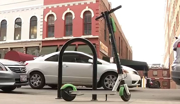 A blind Lakewood man is demanding changes to Denver's electric scooter program as he recovers from a broken hip following an incident on the 16th Street Mall Monday morning.