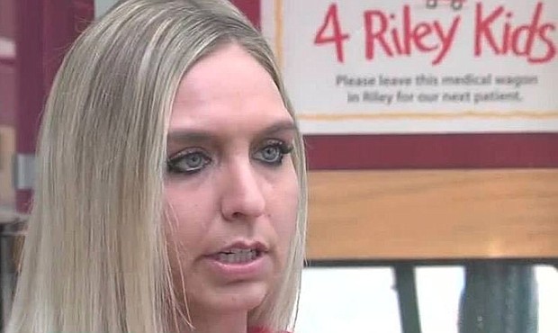 Kelsey Davis and her mother were getting lunch in Carmel, near the Monon Trail, when they heard a man crash on a motorized scooter.