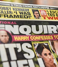 The National Enquirer is photographed at a convenience store on February 8, 2019 in New York City.