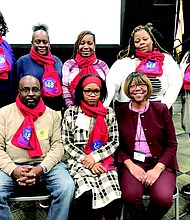 District 148 Assistant Superintendent Dr. Patricia Moore with parents who attended the 2019 Parent Conference of the Superintendents’ Commission for the Study of Demographics and Diversity.