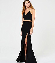 B Darlin
Juniors' 2-Pc. Lace-Back Slit Gown, $99.00
Sale $88.99 Sale ends 4/22/19