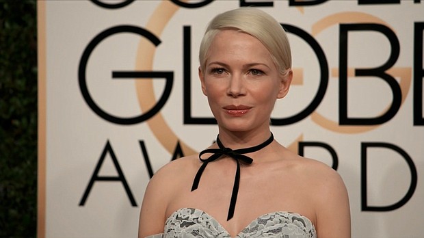 Michelle Williams at the 74th annual Golden Globe Awards.