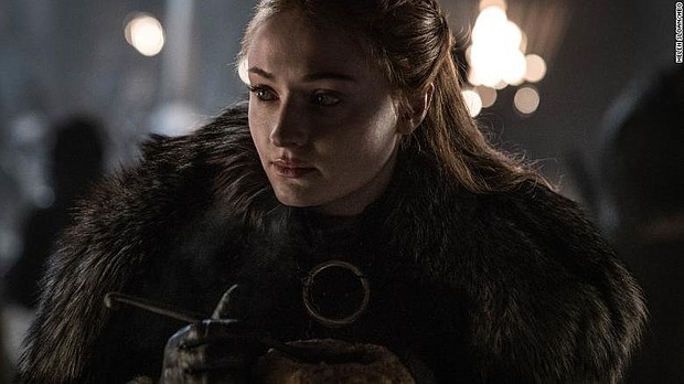 Sansa Stark plots ahead of the big battle in Game of Thrones, season 8, episode 2.