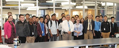 Ninth grade students from Blanson CTE High School will present their bus shelter concept Tuesday, April 23 at METRO.