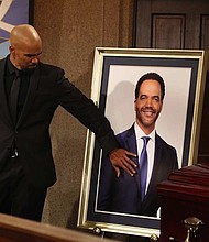 Malcolm Winters (Shemar Moore) returns home to attend Neil's funeral on "The Young & the Restless."