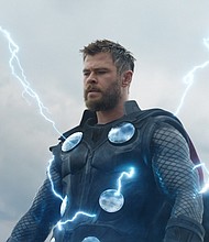 Chris Hemsworth as Thor in "Avengers: Endgame."