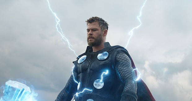 Chris Hemsworth as Thor in "Avengers: Endgame."