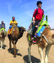Nine Students from Lindblom Math and Science Academy recently returned from a spring break trip to Morocco. Photo Credit: Chicago Public Schools