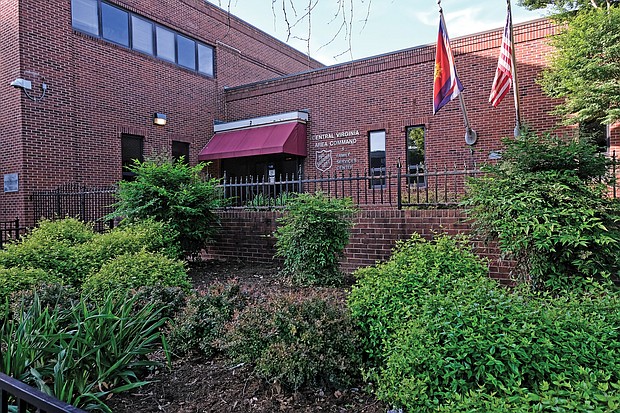 The Salvation Army plans to move from its current Central Virginia headquarters and shelter at 2 W. Grace St., left, to a larger property at 1900 Chamberlayne Ave., just north of School Street.