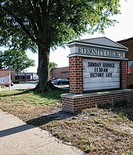 The Salvation Army plans to move from its current Central Virginia headquarters and shelter at 2 W. Grace St., left, to a larger property at 1900 Chamberlayne Ave., just north of School Street.