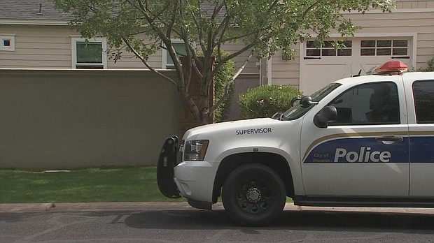 Police say they've arrested a man on suspicion of breaking into a Phoenix house where a teen girl was home alone on Sunday morning.