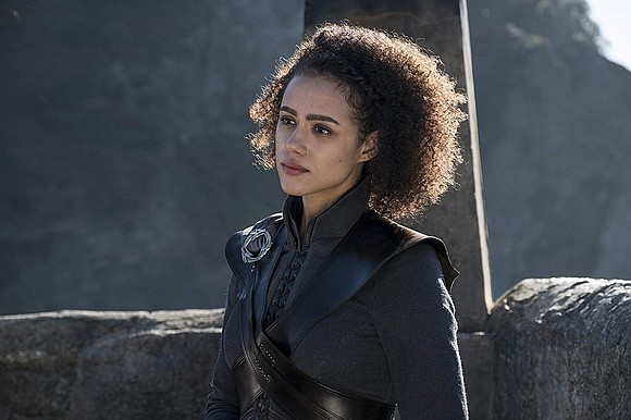 Well, you can forget about black love on "Game of Thrones."