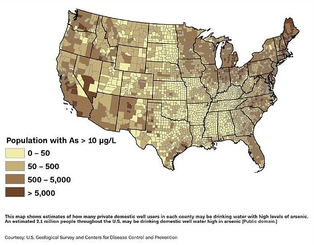 Young adults free of diabetes and cardiovascular disease developed heart damage after only five years of exposure to low-to-moderate levels of arsenic commonly found in groundwater. This was the finding of a new study published in Circulation, a journal published by the American Heart Association.