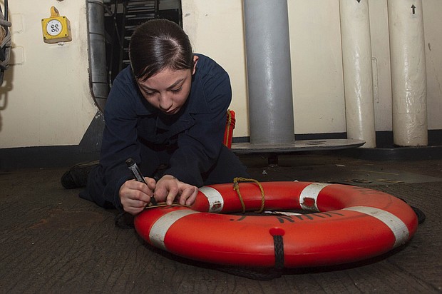 U.S. Navy Boatswain’s Mate Seaman Kassandra Lopez