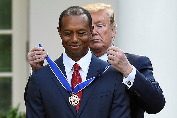When Tiger Woods won the Masters Tournament on April 14, President Trump declared he was going to award him the ...
