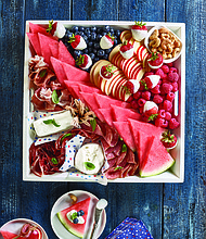Patriotic Charcuterie Board