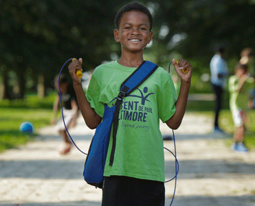 Camp St. Vincent is the only free summer camp dedicated to serving children experiencing homelessness in the Baltimore region. Entering ... Camp St. Vincent is the only free summer camp dedicated to serving children experiencing homelessness in the Baltimore region. Entering ...