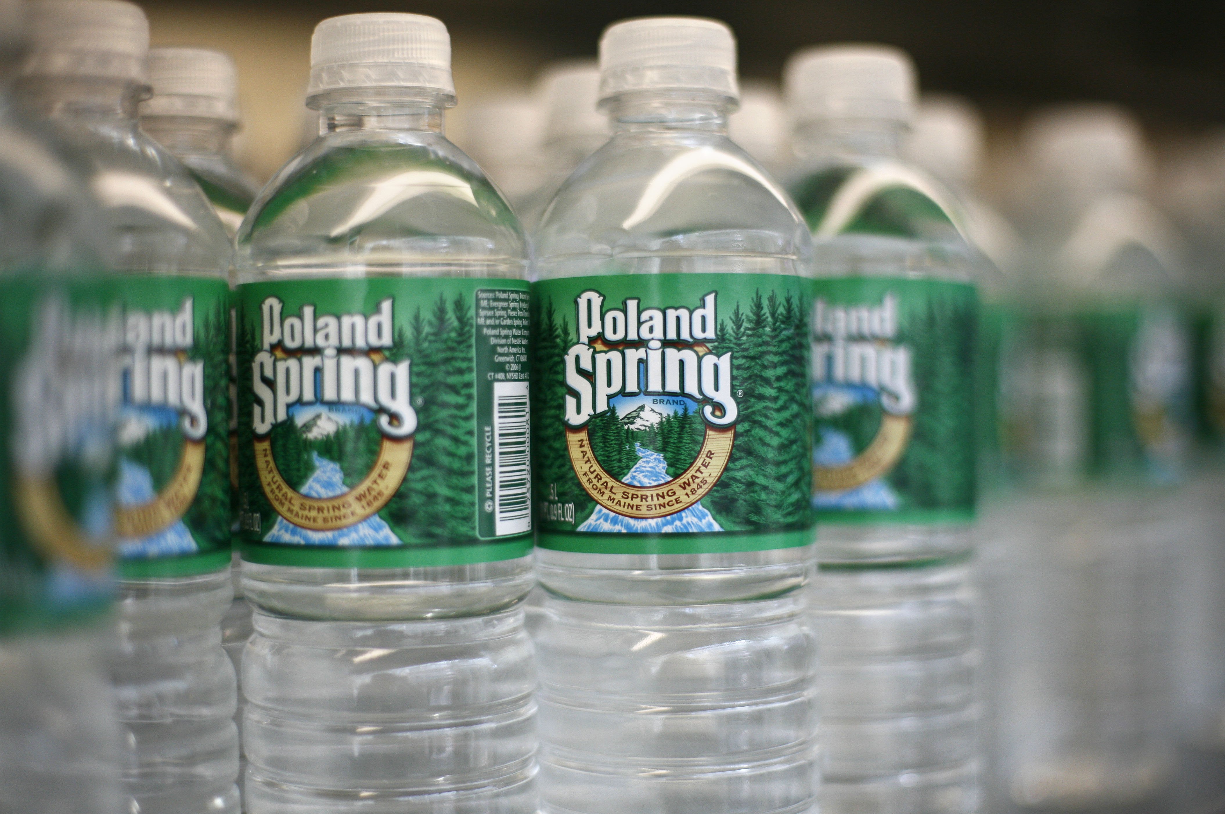 Poland Spring water will be sold in recycled bottles Houston Style