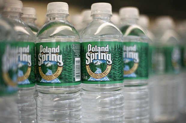 All still Poland Spring water under one gallon will be sold in recycled plastic bottles by 2022.