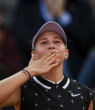 Simona Halep crushed a teen in her last French Open outing, but the defending champion was in turn humbled by teenager Amanda Anisimova in their rain-delayed quarterfinal.

CREDIT: Christophe Archambault/AFP/Getty Images