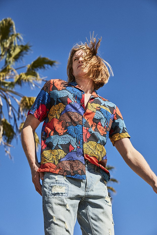 Tasso Elba Camp Collar Shirt