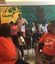 West Side residents gathered at a June 8, 2019 community meeting to discuss solutions to combat violence and high unemployment in their neighborhoods. Photo credit: By Wendell Hutson