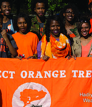 The fifth annual Orange Day Peace Party was recently held in Hadiya Pendleton Park to call for an end to gun violence in Chicago. Photo Credit: Hadiya’s Promise