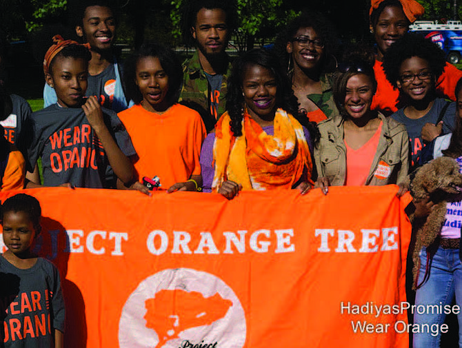 The fifth annual Orange Day Peace Party was recently held in Hadiya Pendleton Park to call for an end to gun violence in Chicago. Photo Credit: Hadiya’s Promise