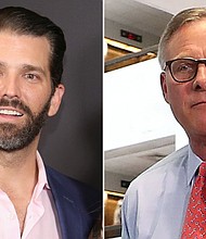 Donald Trump Jr. and Ruchard Burr