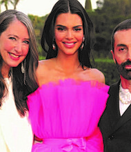 Ann-Sofie Johansson, Kendall Jenner and Giambattista Valli
