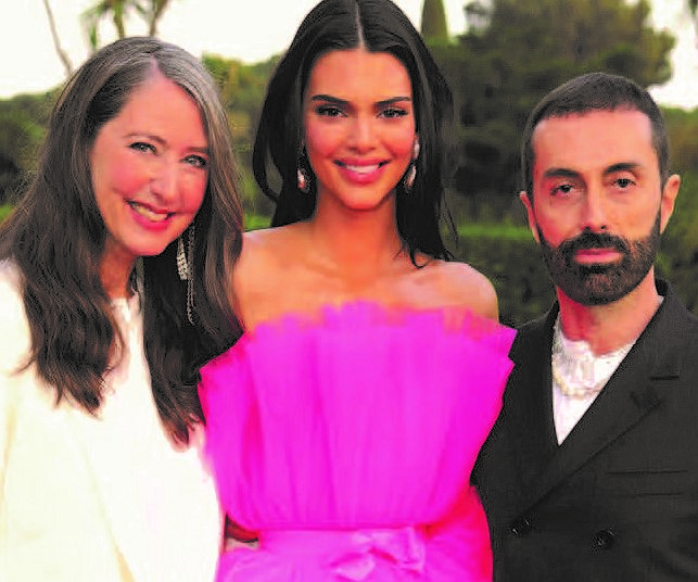 Ann-Sofie Johansson, Kendall Jenner and Giambattista Valli