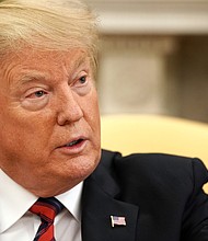 President Donald Trump chastised his acting chief of staff Mick Mulvaney for coughing during the taping of a TV interview, ordering the aide out of the Oval Office while he was in the middle of an answer.