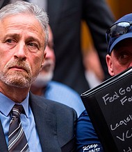 Senate Majority Leader Mitch McConnell strongly pushed back against Jon Stewart following the comedian's complaints that the senator has not dealt "compassionately" with the health problems 9/11 responders have faced in the years following the terrorist attack.