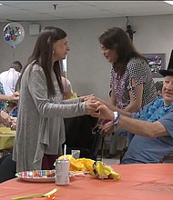 The VA Medical Center near Wilkes-Barre celebrated all the dads who served our country.