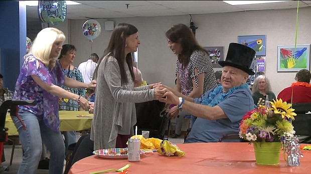 The VA Medical Center near Wilkes-Barre celebrated all the dads who served our country.