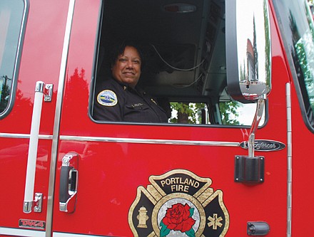 New Portland Fire & Rescue Chief Sara Boone gets introduced to the community.