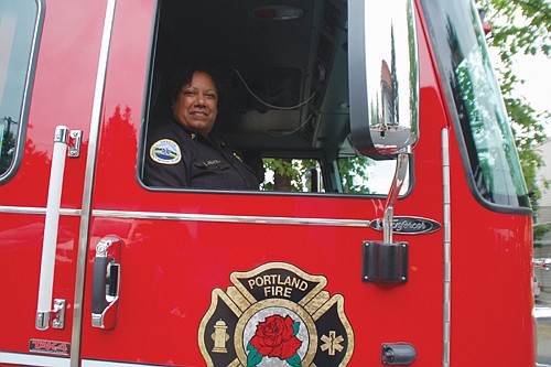 New Portland Fire & Rescue Chief Sara Boone gets introduced to the community.