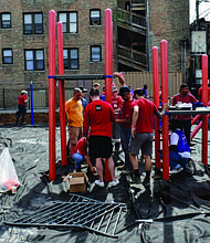 The new playground at the Kidz Express Boys and Girls Club in Austin will provide a place for young people to play. Photo Credit: Boys and Girls Clubs of Chicago